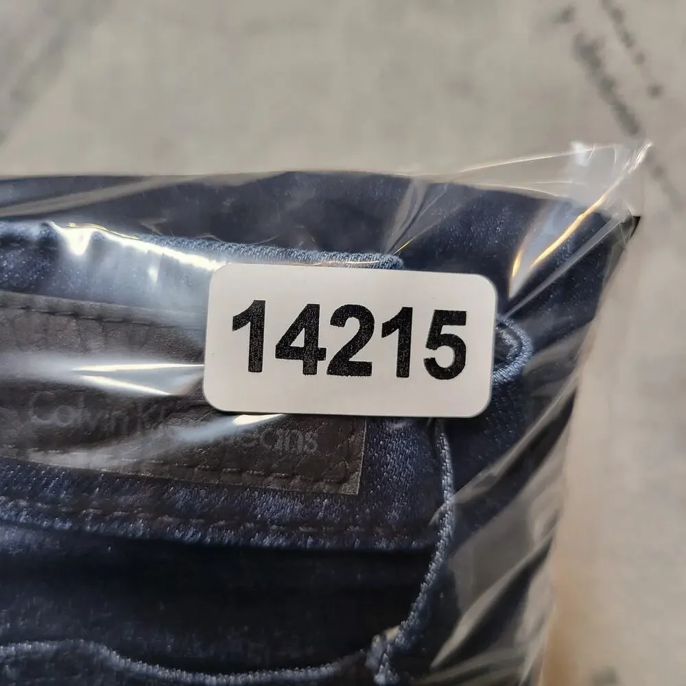 Calvin Klein Jeans Boys 14 Blue Skinny Extra-Slim 14x30 Ultimate Skinny